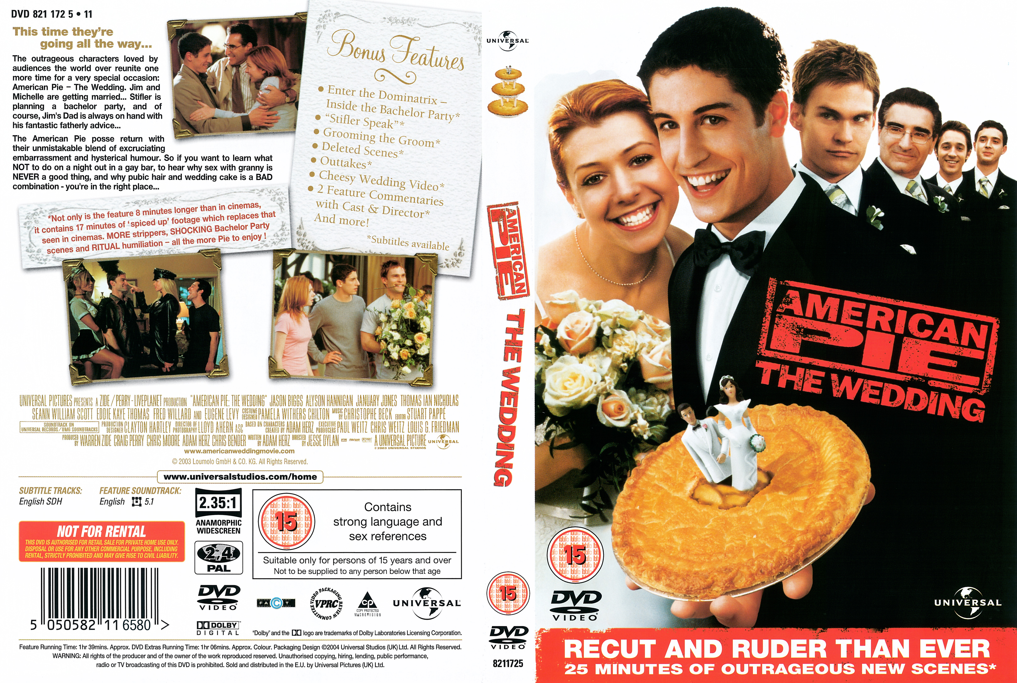 American Pie The Wedding DVD Covers Cover Century Over 500.000